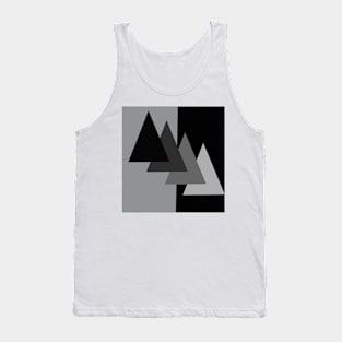 Black and White Blend Tank Top